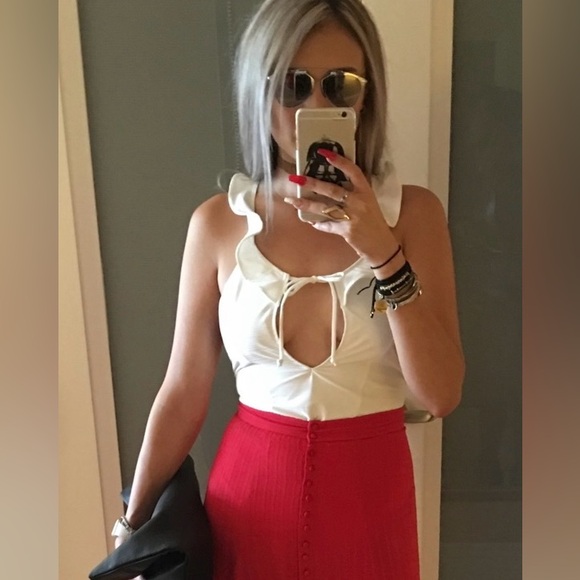 For Love & Lemons White Belize One Piece Swimsuit - Picture 5 of 5